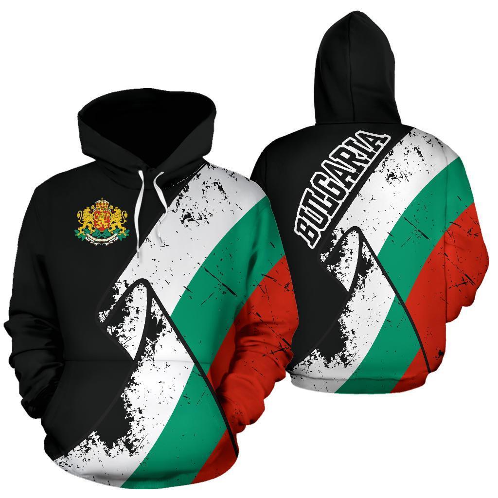Bulgaria Special Grunge Flag Pullover Hoodie-Apparel-NNK-Hoodie-S-Vibe Cosy™
