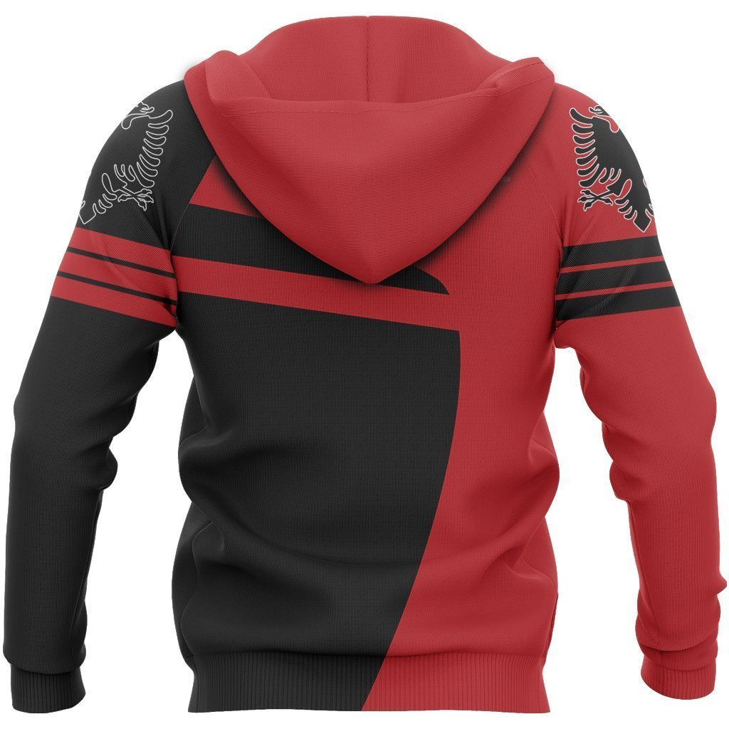 Albania Sport Hoodie NNK 1111-Apparel-NNK-Zip-Up Hoodie-S-Vibe Cosy™