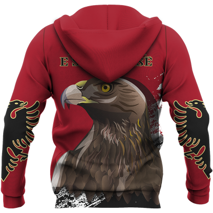 Albania - Golden Eagle Special Hoodie NNK 1131-Apparel-NNK-Hoodie-S-Vibe Cosy™