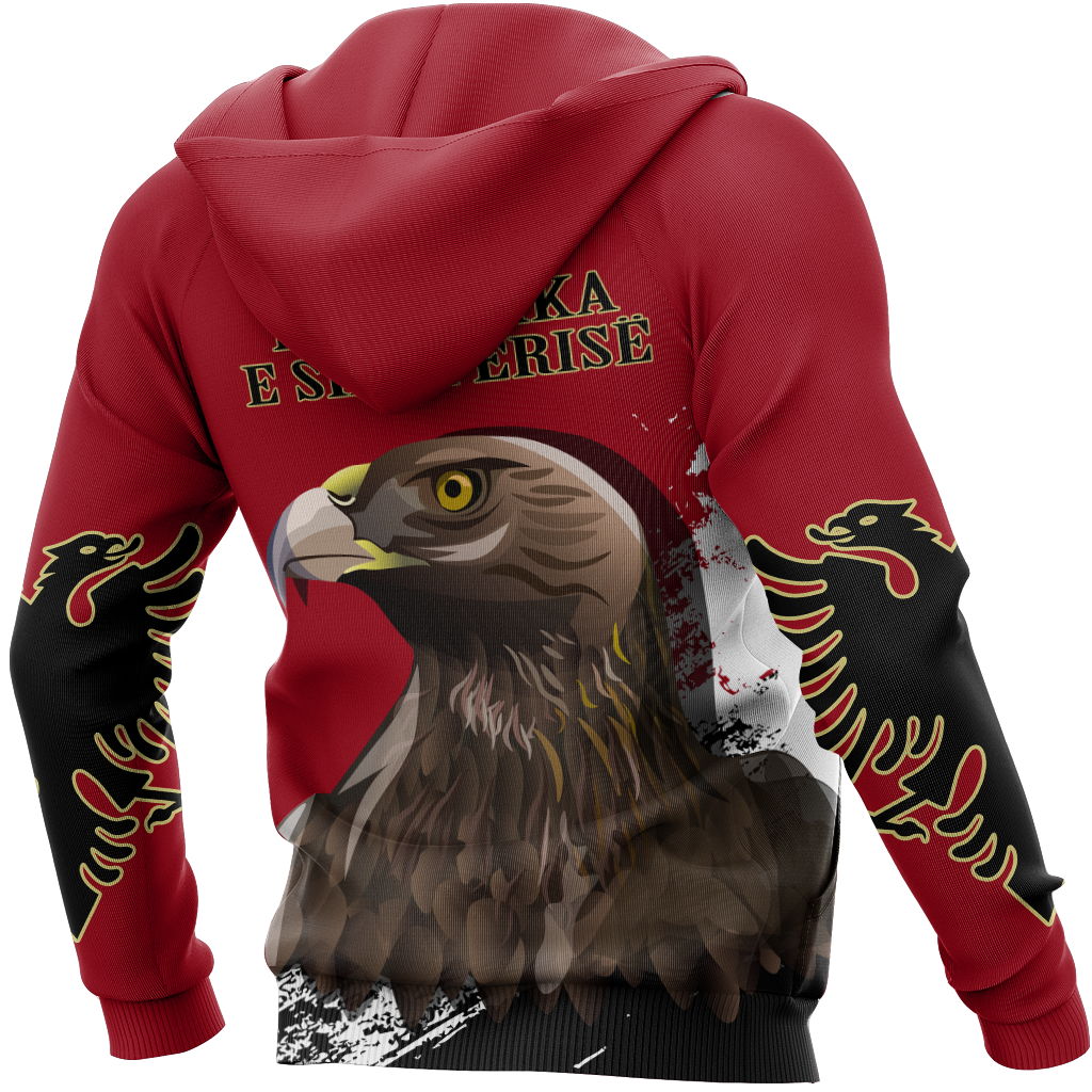 Albania - Golden Eagle Special Hoodie NNK 1131-Apparel-NNK-Hoodie-S-Vibe Cosy™
