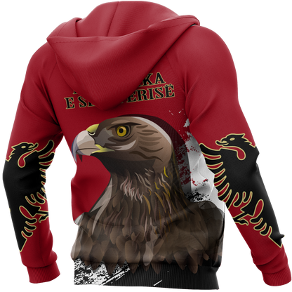 Albania - Golden Eagle Special Hoodie NNK 1131-Apparel-NNK-Hoodie-S-Vibe Cosy™