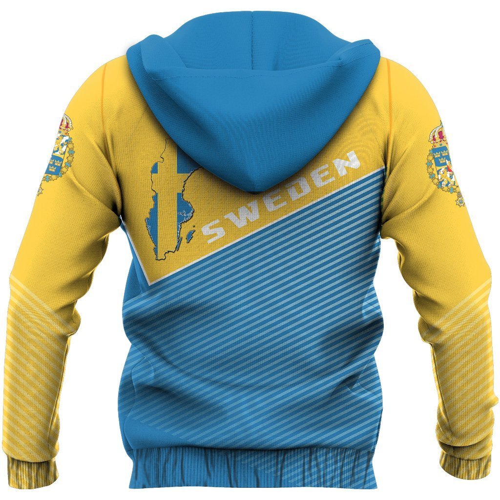 Sweden Sport Hoodie - Stroke Style ZIPNNK 116-Apparel-NNK-Hoodie-S-Vibe Cosy™