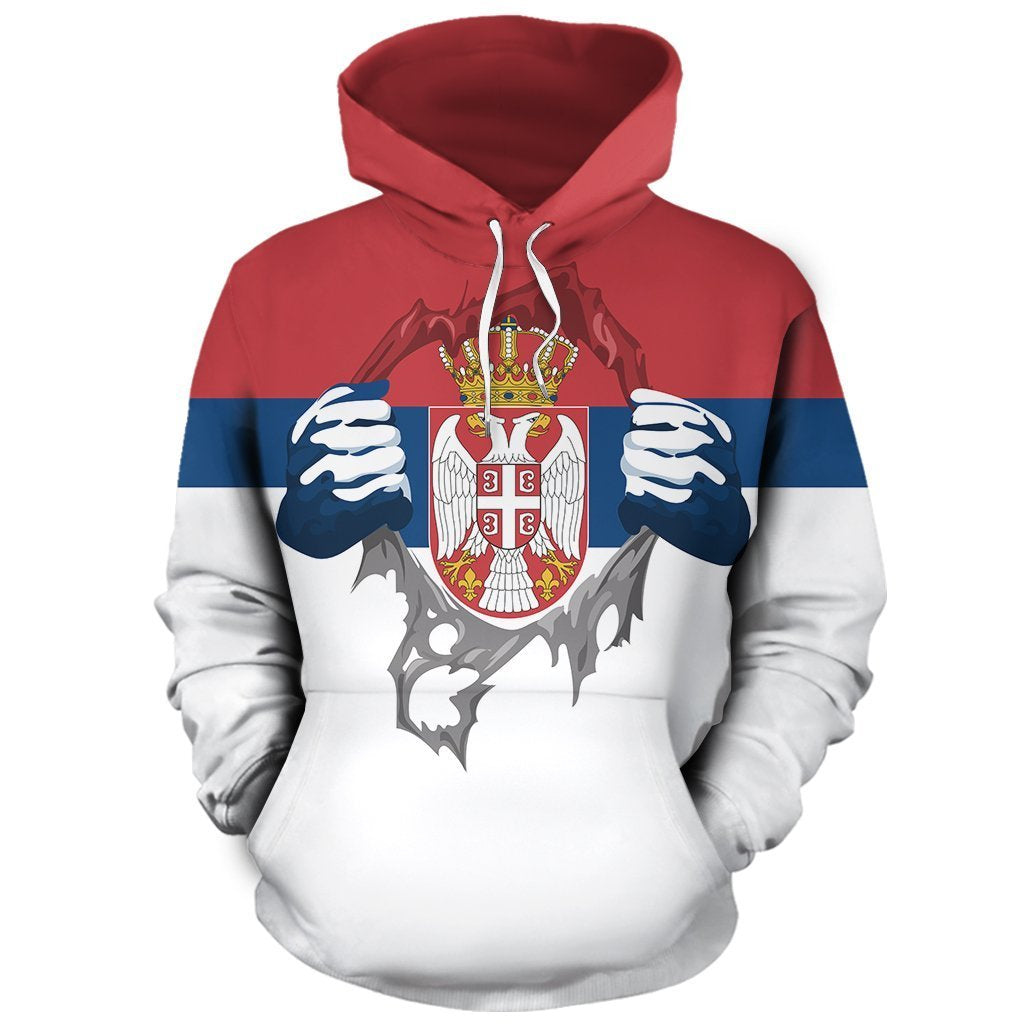 Serbia Superhero Hoodie NNK 120-Apparel-NNK-Hoodie-S-Vibe Cosy™