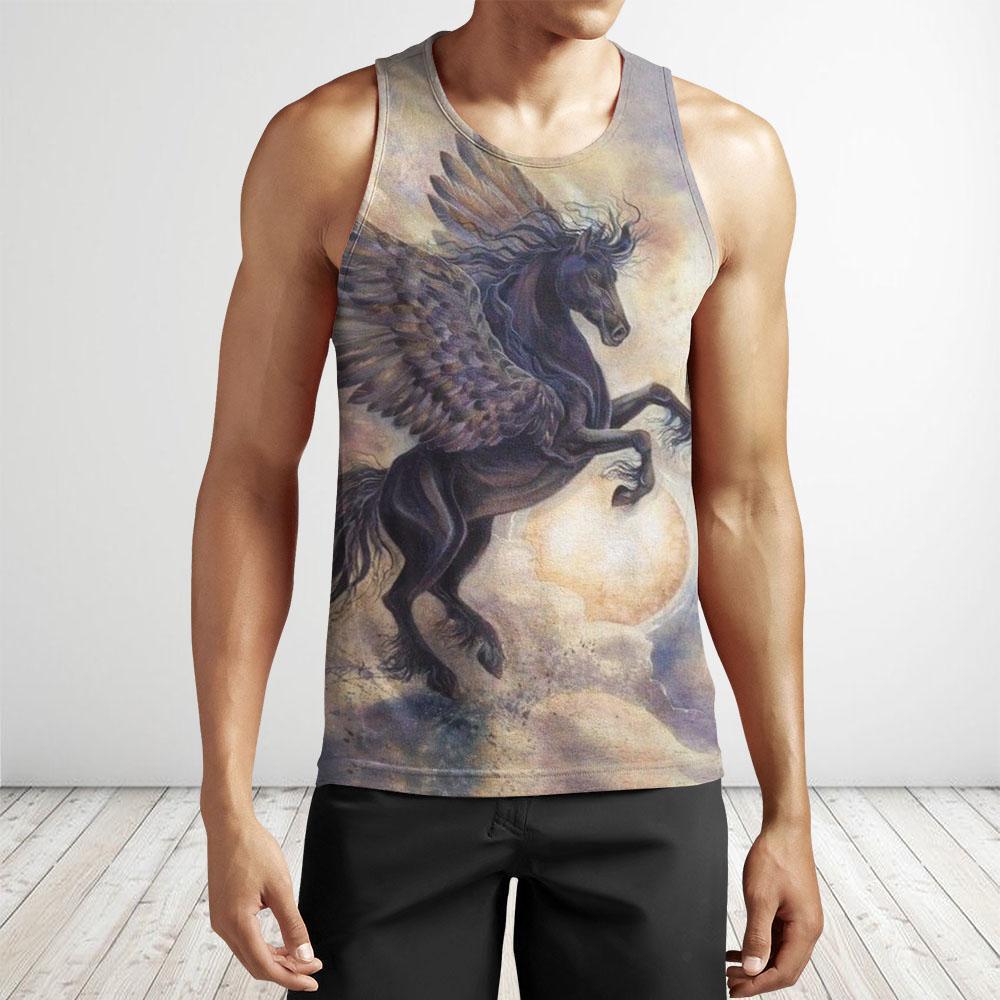 3D All Over Print Dark Unicorn-Apparel-NTT-Tank Top-S-Vibe Cosy™