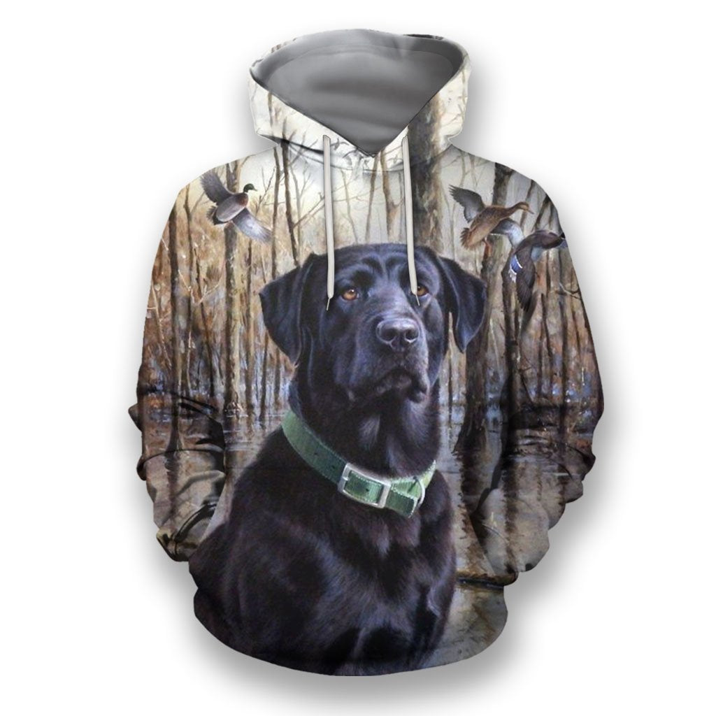 3D All Over Print Black Labrador Retriever-Apparel-NTT-Hoodie-S-Vibe Cosy™