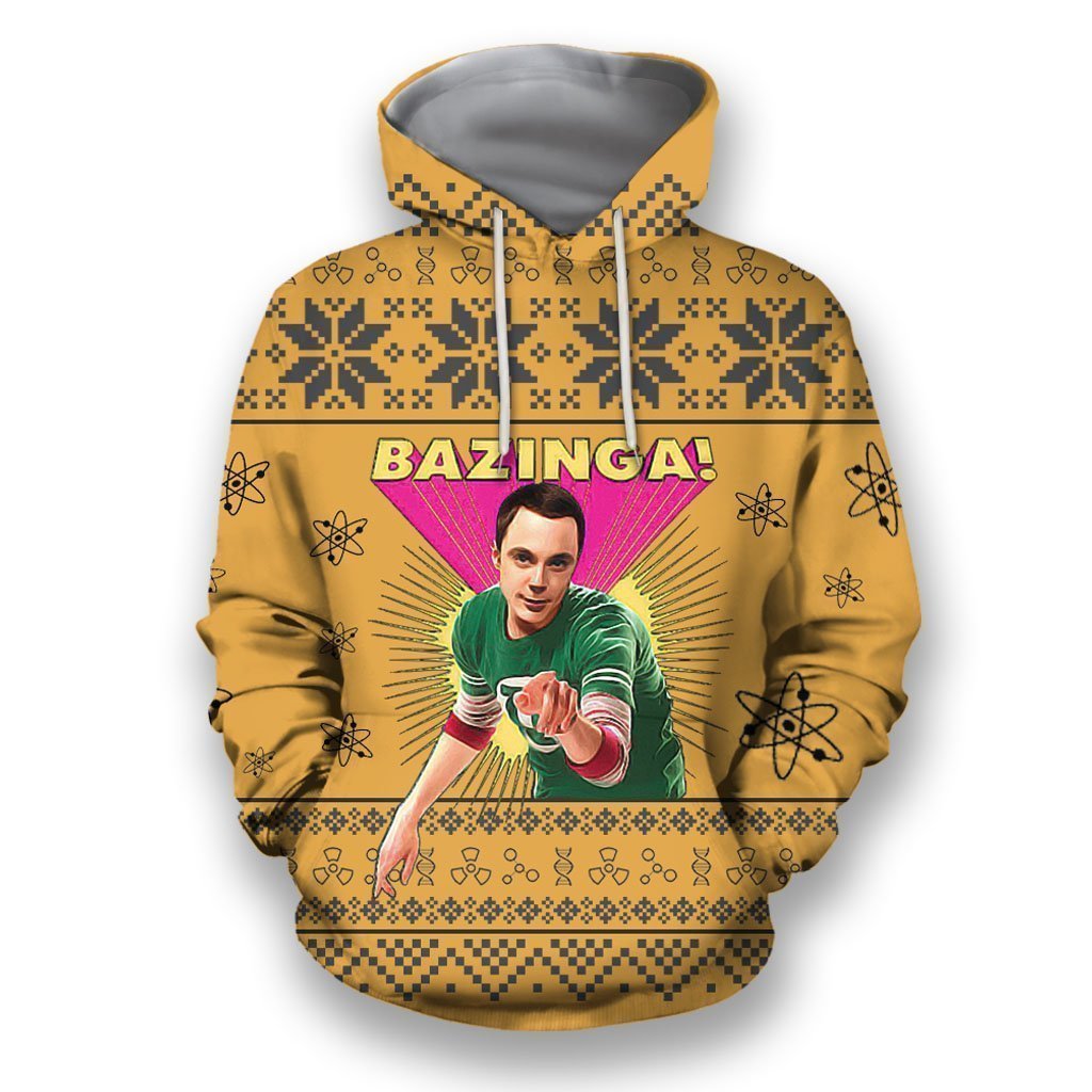 3D All Over Print Bazinga Sweatshirt and Hoodie-Apparel-NTT-Hoodie-S-Vibe Cosy™