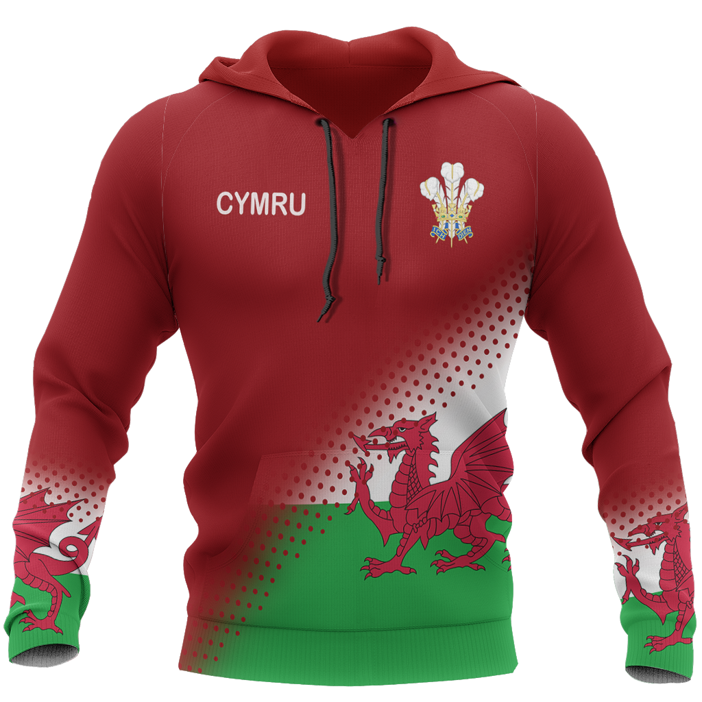 Wales Flag Hoodie Special Version NVD1057-Apparel-Dung Van-Hoodie-S-Vibe Cosy™