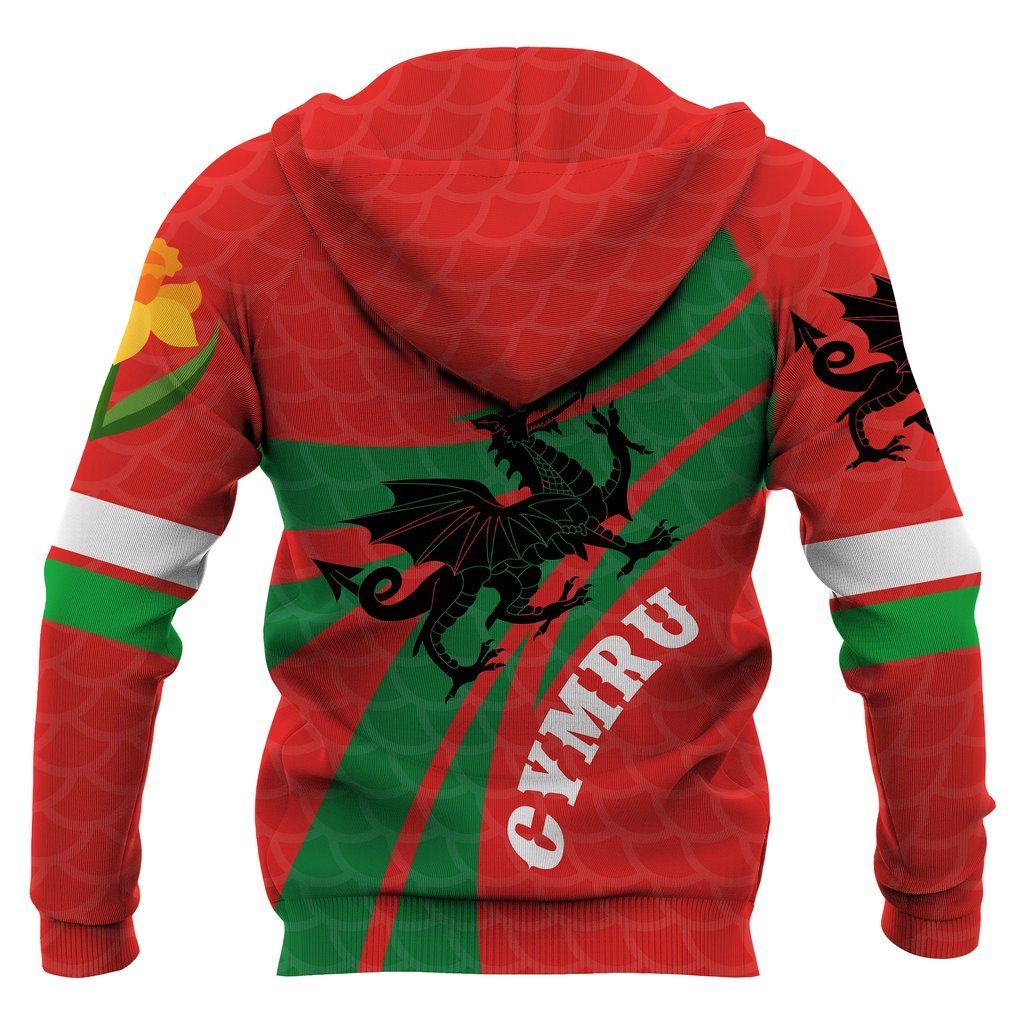 Wales Champion Rugby Hoodie NVD1061-Apparel-Dung Van-Hoodie-S-Vibe Cosy™