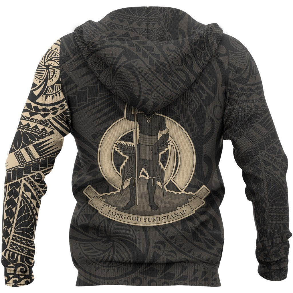 Vanuatu in My Heart - Tattoo Style Hoodie NVD1188-Apparel-Dung Van-Hoodie-S-Vibe Cosy™