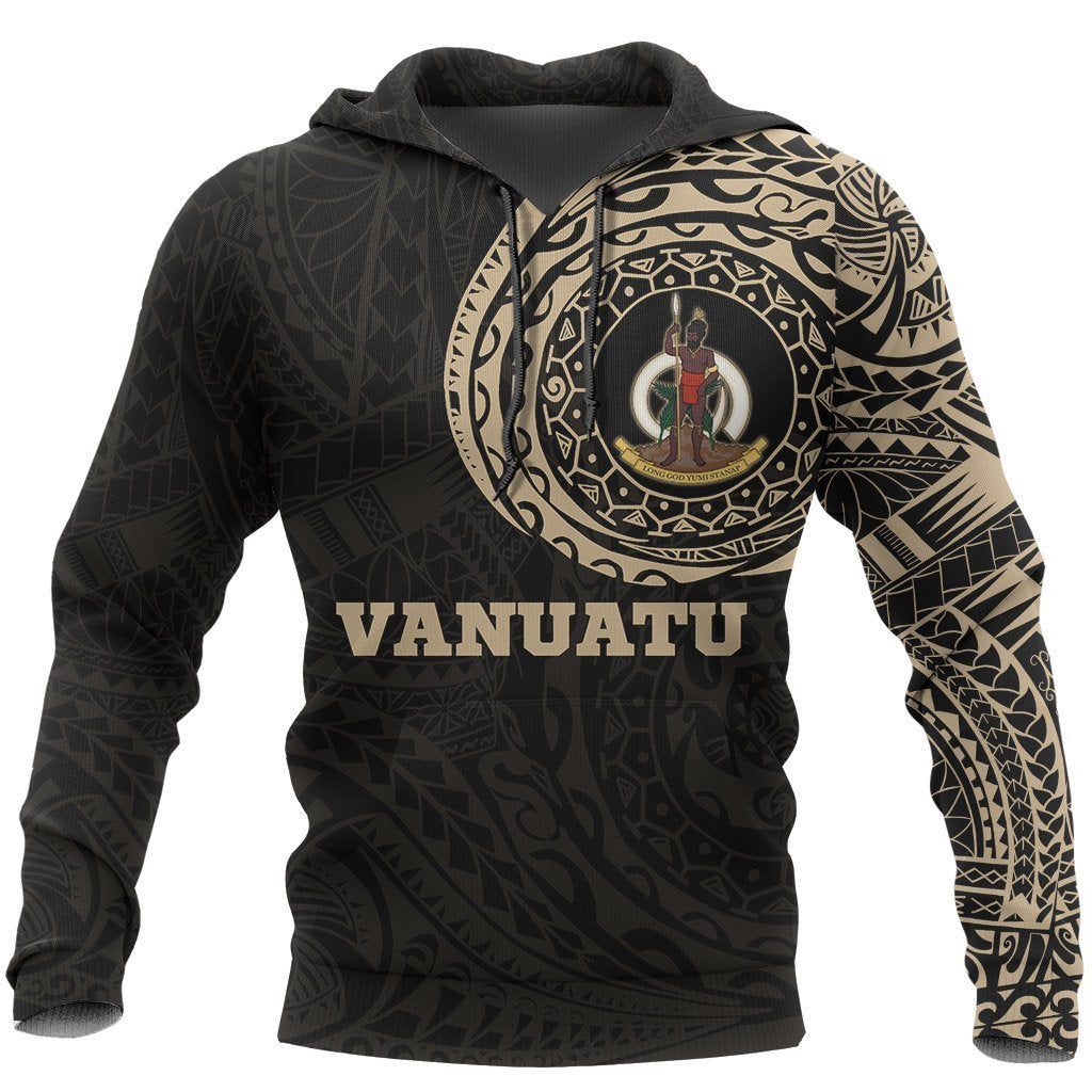 Vanuatu in My Heart - Tattoo Style Hoodie NVD1188-Apparel-Dung Van-Hoodie-S-Vibe Cosy™