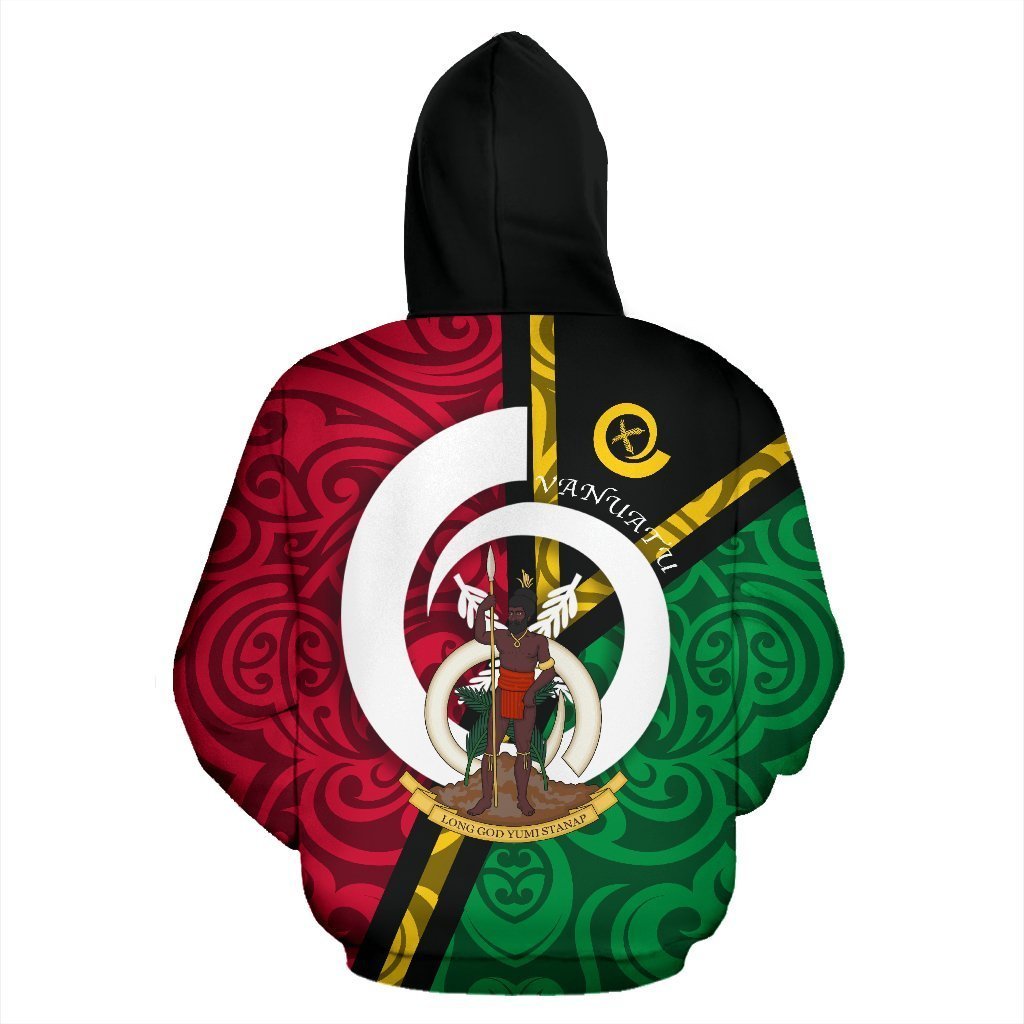 Vanuatu Flag Design All Over Hoodie NVD1198-Apparel-Dung Van-Hoodie-S-Vibe Cosy™