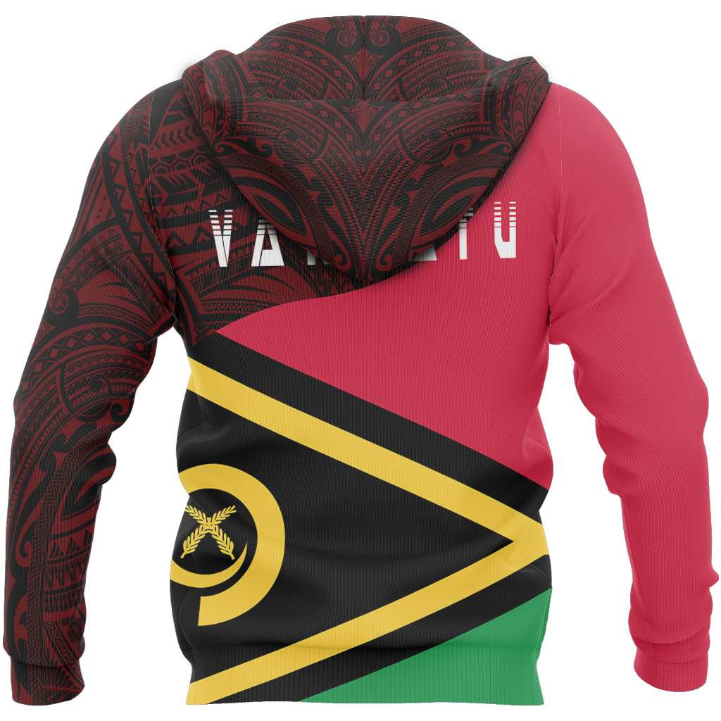 Vanuatu Flag Curve Concept Pullover Hoodie NVD1199-Apparel-Dung Van-Hoodie-S-Vibe Cosy™