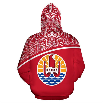 Tahiti All Over Hoodie - Polynesia Curve Style NVD1216-Apparel-Dung Van-Hoodie-S-Vibe Cosy™