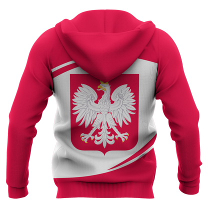 Poland Flag Ellipse Style NVD1232 !-Apparel-Dung Van-Hoodie-S-Vibe Cosy™