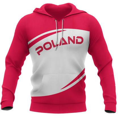 Poland Flag Ellipse Style NVD1232 !-Apparel-Dung Van-Hoodie-S-Vibe Cosy™
