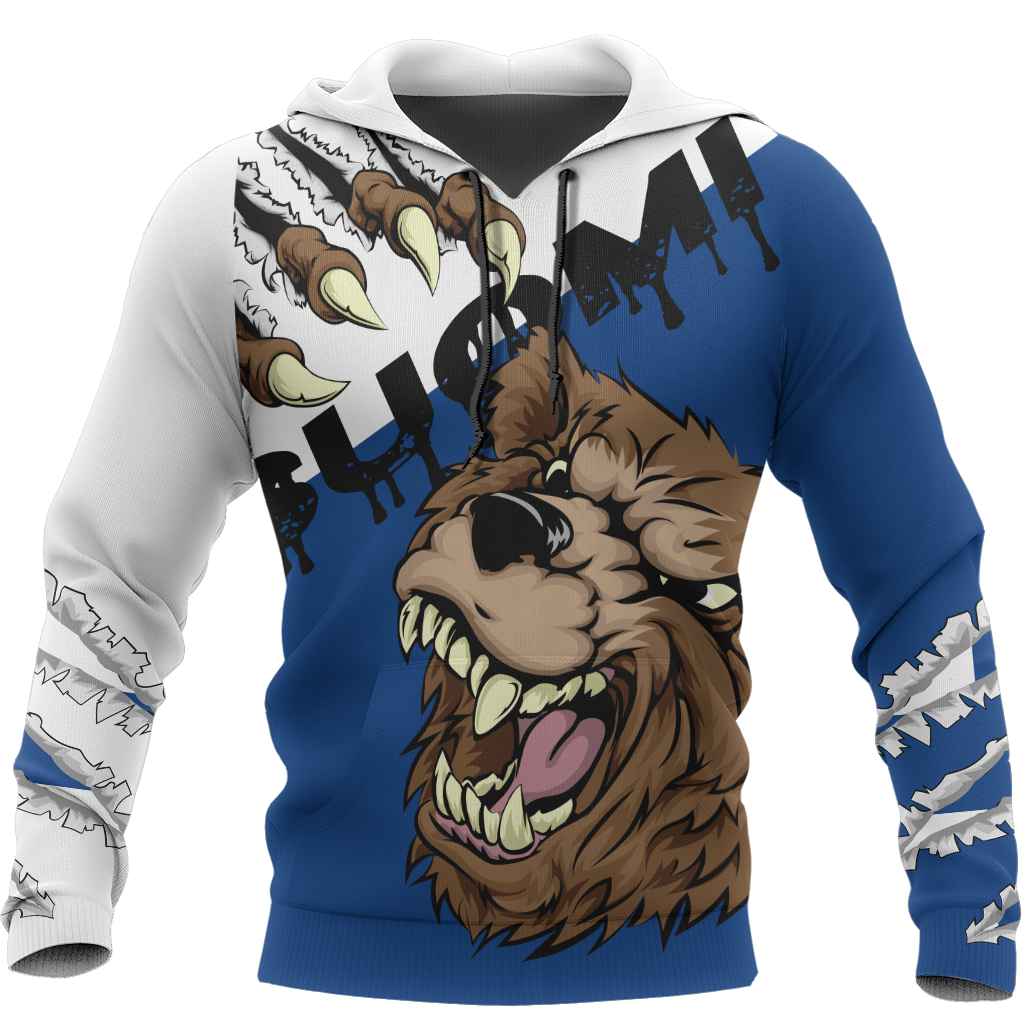 Finland - Brown Bear Special Hoodie NVD1257-Apparel-Dung Van-Hoodie-S-Vibe Cosy™