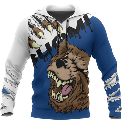 Finland - Brown Bear Special Hoodie NVD1257-Apparel-Dung Van-Hoodie-S-Vibe Cosy™