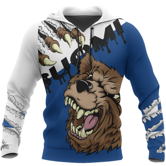 Finland - Brown Bear Special Hoodie NVD1257-Apparel-Dung Van-Hoodie-S-Vibe Cosy™