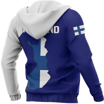 Finland Map Special Pullover Hoodie NVD1261-Apparel-Dung Van-Hoodie-S-Vibe Cosy™