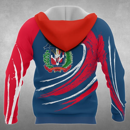 Dominican Republic Sport Hoodie NVD1289-Apparel-Dung Van-Hoodie-S-Vibe Cosy™