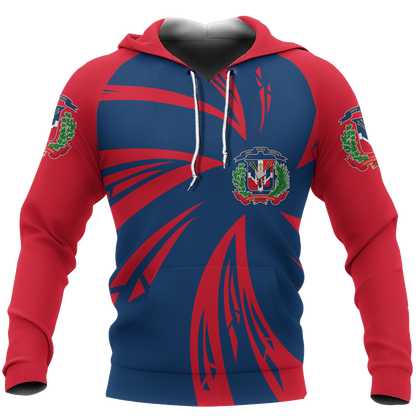 Dominican Republic Sport Hoodie - Cyclone Style NVD1291-Apparel-Dung Van-Hoodie-S-Vibe Cosy™