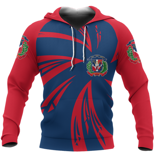Dominican Republic Sport Hoodie - Cyclone Style NVD1291-Apparel-Dung Van-Hoodie-S-Vibe Cosy™