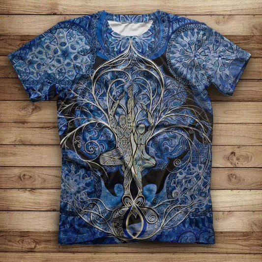 Tree of Life Tee NVD1312-Apparel-Dung Van-T-Shirt-S-Vibe Cosy™