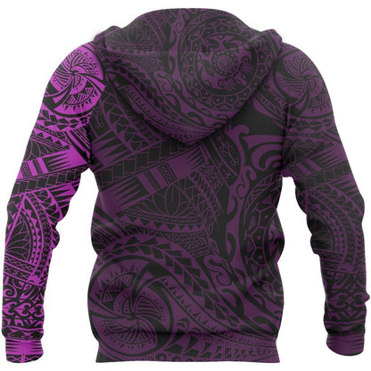 Polynesian Tattoo Style Hoodie Version 2.0 Pink NVD1343-Apparel-Dung Van-Hoodie-S-Vibe Cosy™