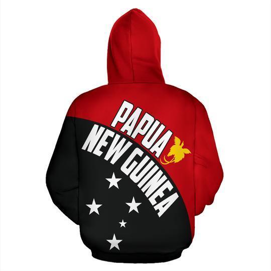Papua New Guinea Hoodie Wave Flag Color NVD1117-Apparel-Amazing Hoodie-Hoodie-S-Vibe Cosy™