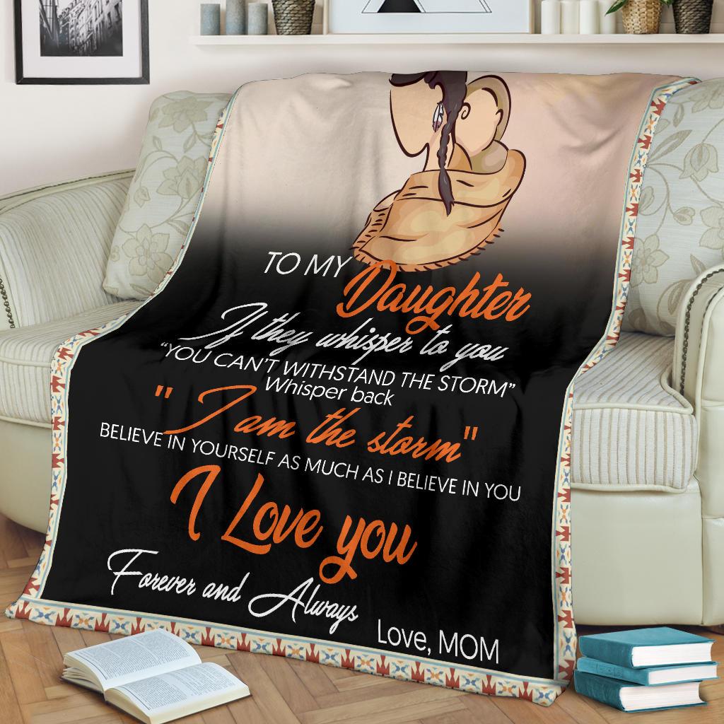 Native American 3D All Over Printed Blanket