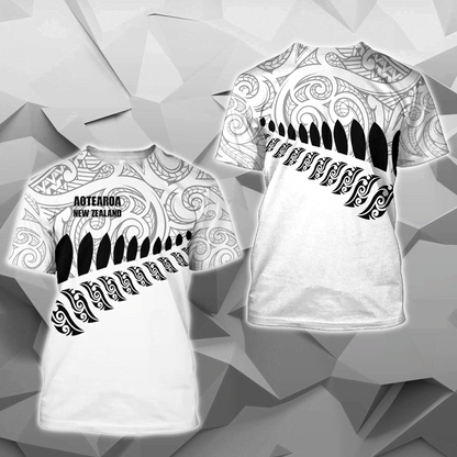 New Zealand Aotearoa Pullover Hoodie White Ver HC1003-Apparel-Huyencass-T-Shirt-S-Vibe Cosy™