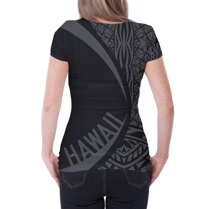 Hawaii Polynesian T-shirt - Circle Style Gray - AH - J1-NEW ALL OVER PRINT T-SHIRTS-Phaethon-XS-Men-White-Vibe Cosy™