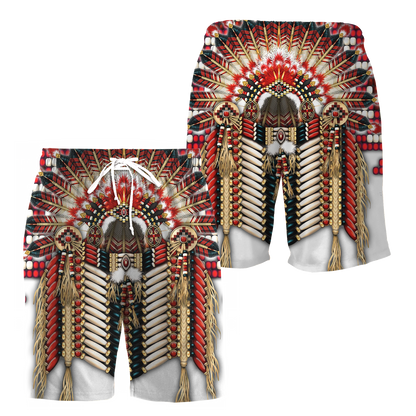 Native American 3D All Over Printed Combo T-Shirt BoardShorts