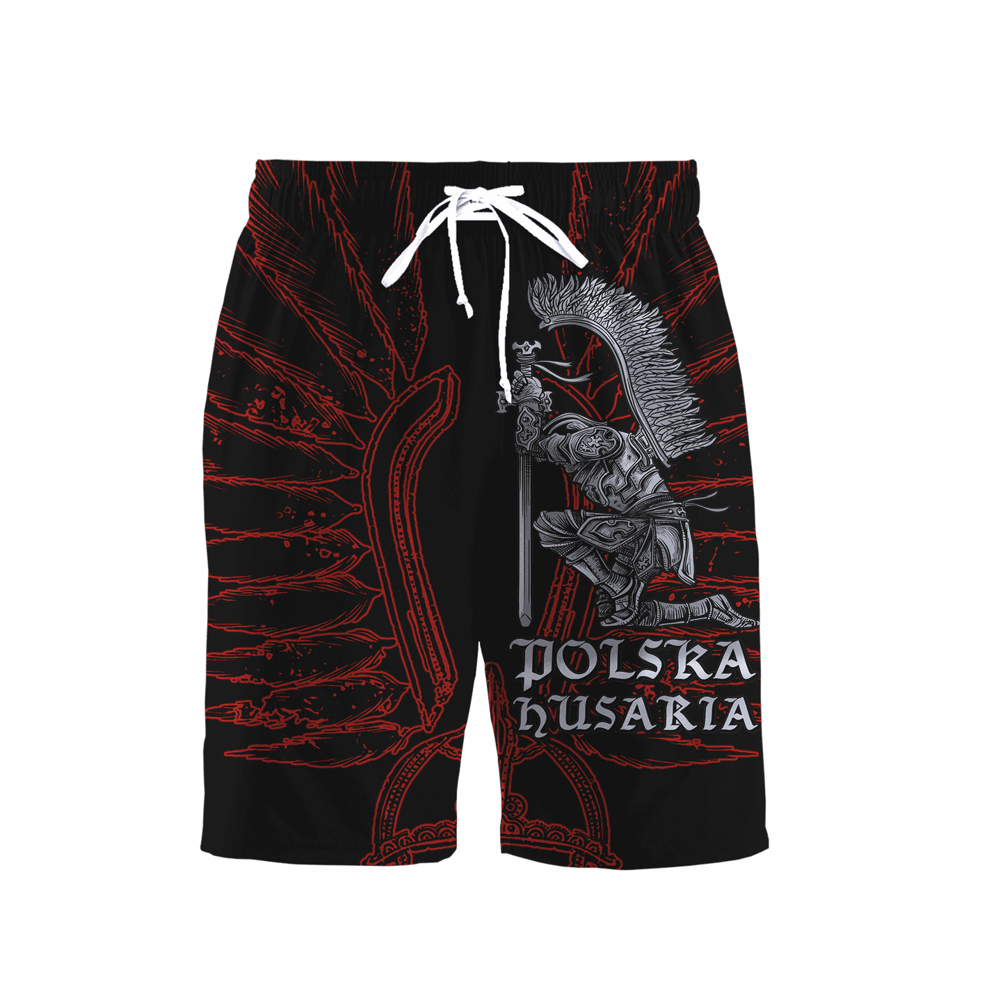 Premium Hussars Red Polska Husaria Custom name 3D Printed Shirts