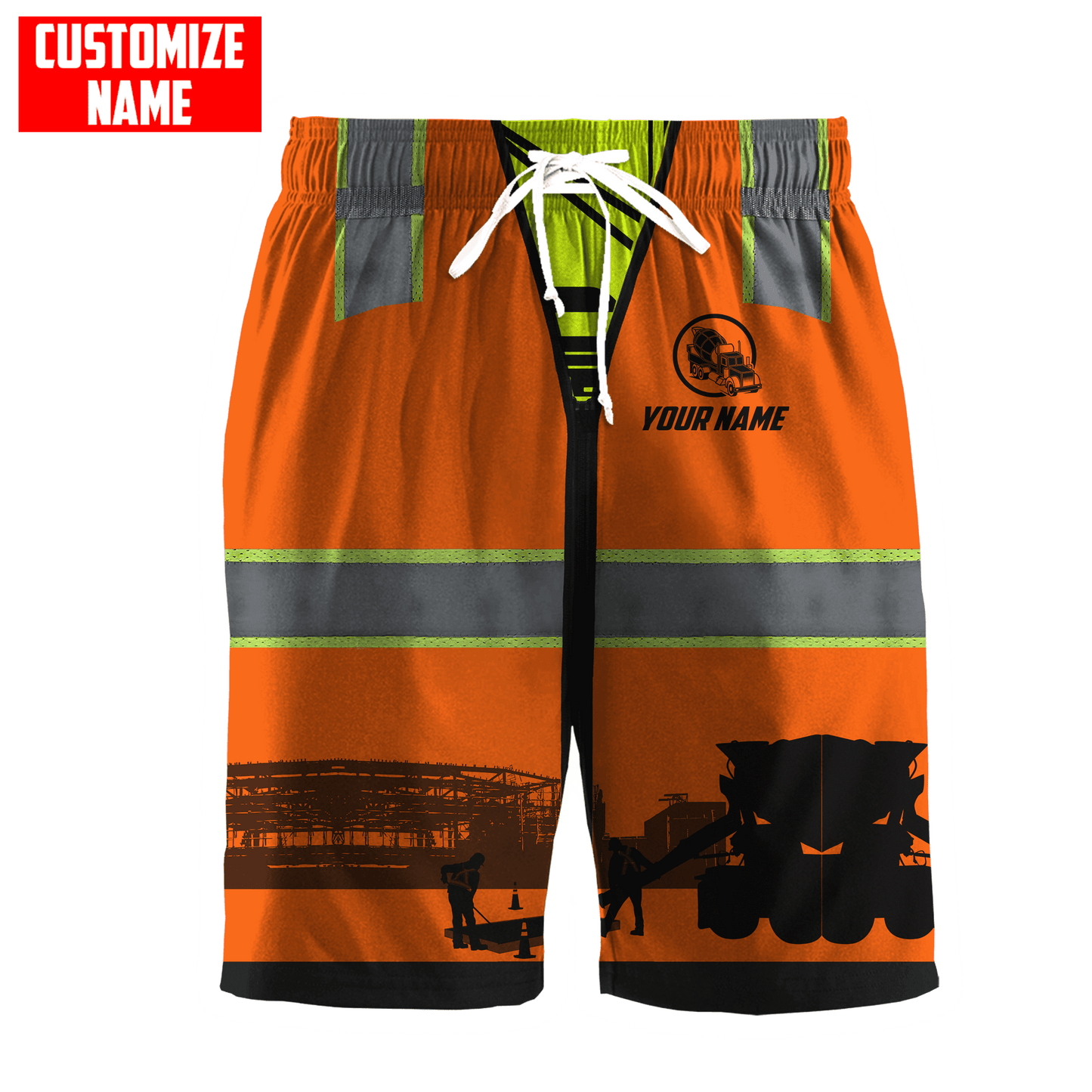 Concrete Finisher Not for the Weak Custom name 3D printed shirts
