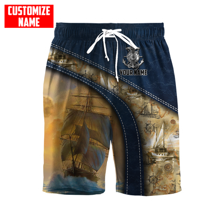 Customized Name Sailor 3D All Over Printed Shirts
