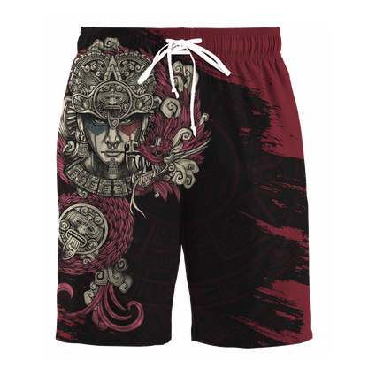 Aztec Warrior 3D All Over Printed Unisex Hoodie no2