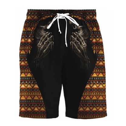 Native American Skull 3D All Over Printed Unisex Shirts