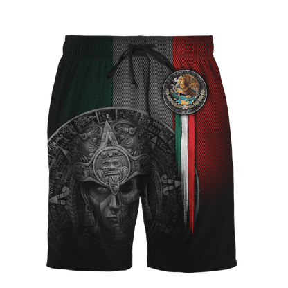 Customized Name Aztec Warrior Day Of The Dead 3D All Over Printed Unisex Shirts