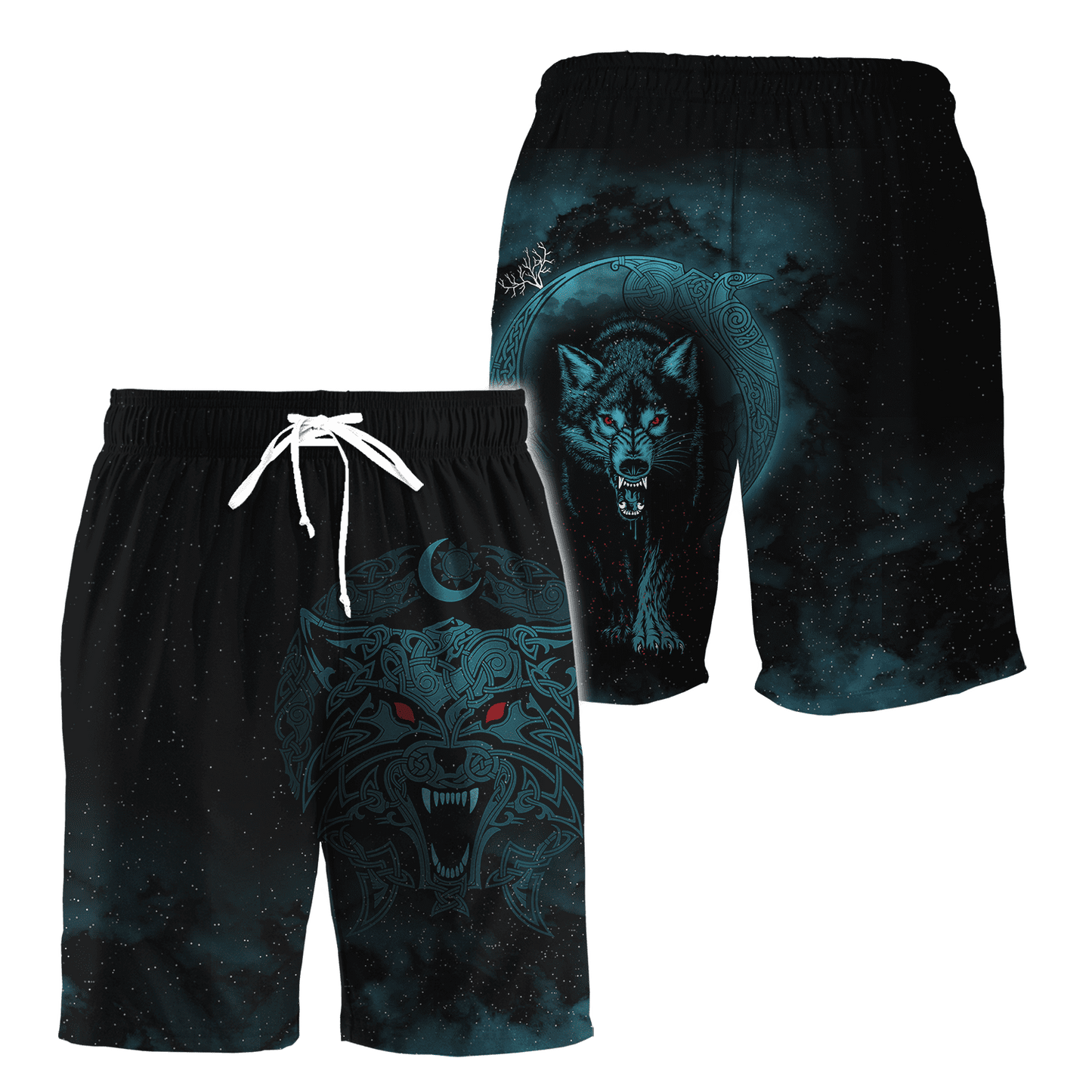 Wolf Viking Combo T-Shirt + Board Short