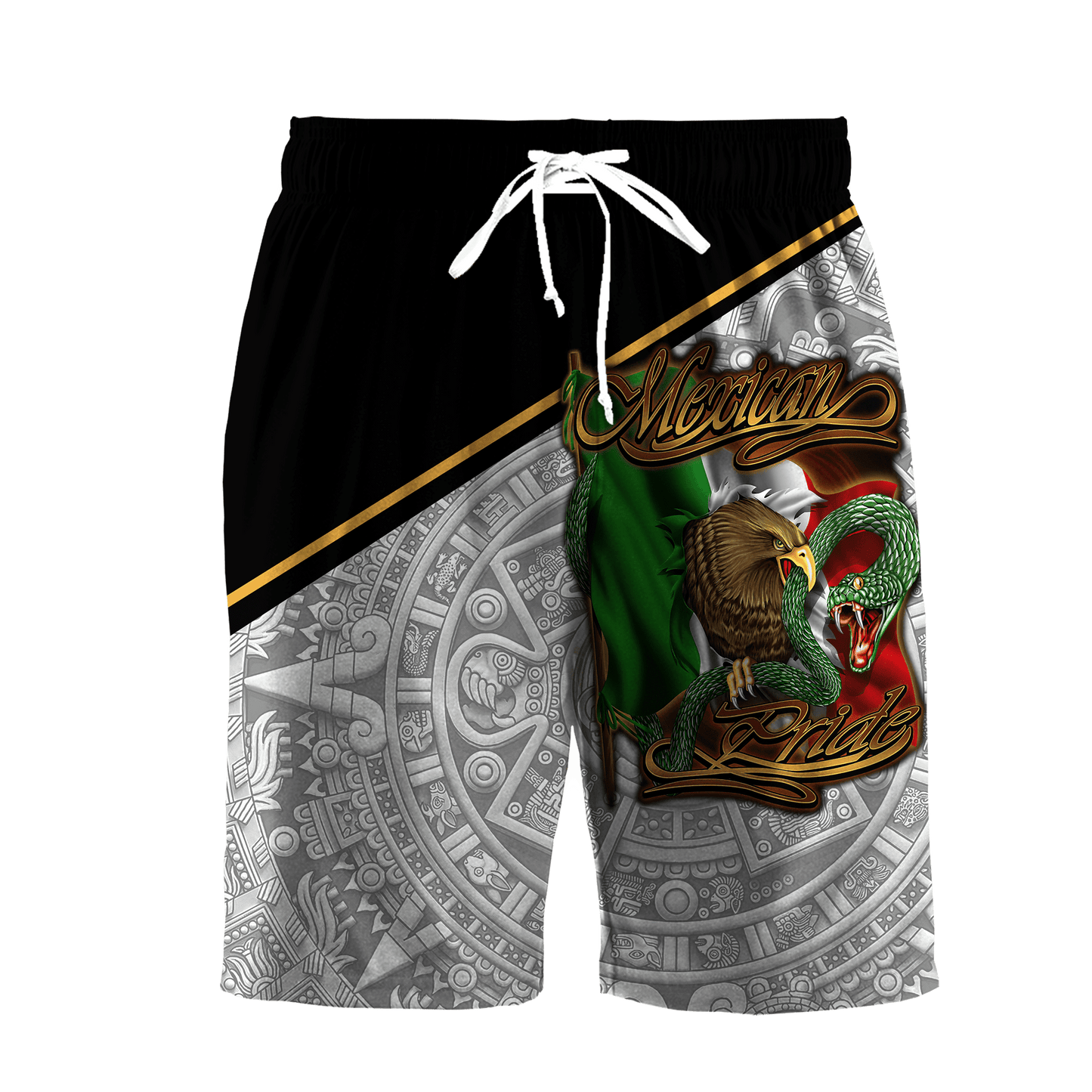 Personalized Name Mexico Combo T-shirt and Short 3D All Over Printed