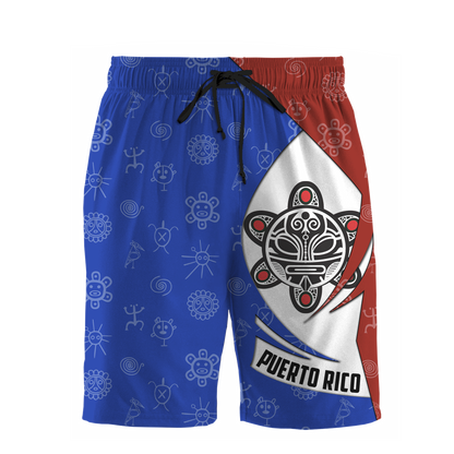 Customize Name Taino Tattoo Puerto Rico 3D All Over Printed Unisex Shirts