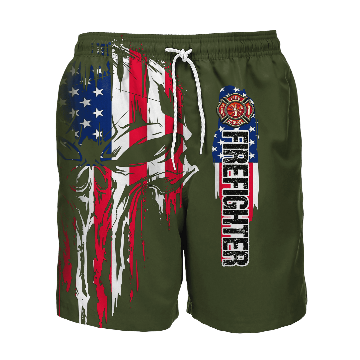Customize Name Firefighter 3D All Over Printed Unisex Shirts