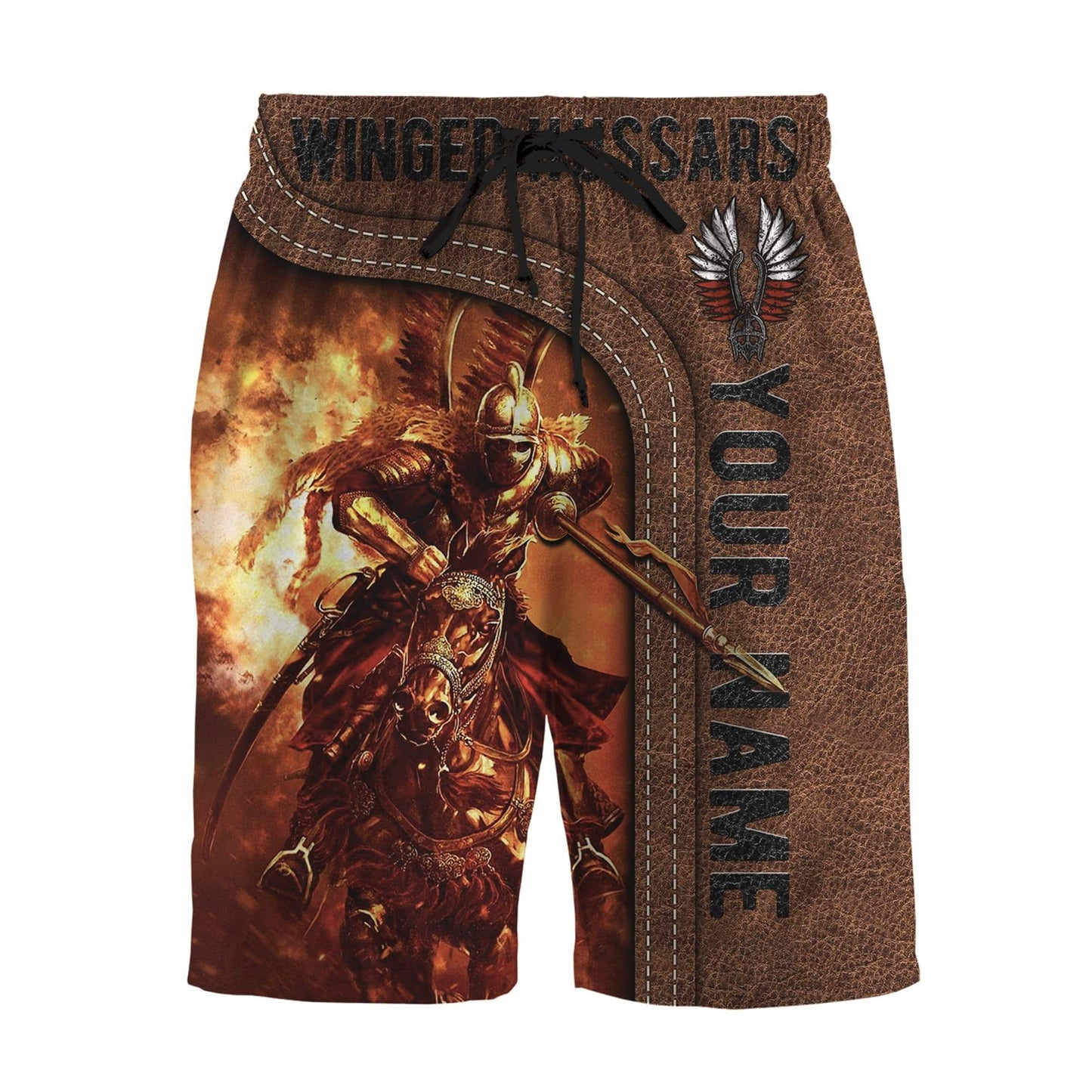 Premium Winged Hussars Best Custom name Combo T Shirt Broad Short