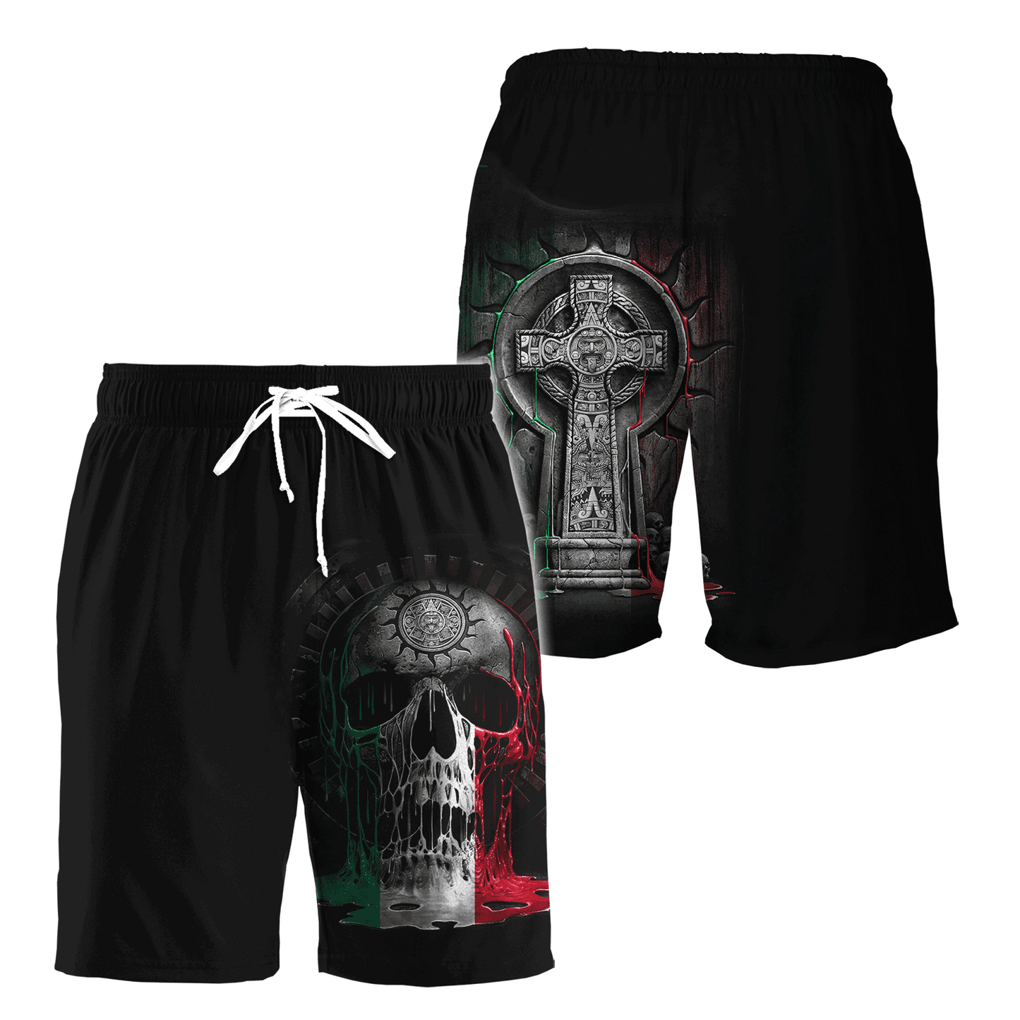 Mexico Skull 3D All Over Printed Unisex Hoodie