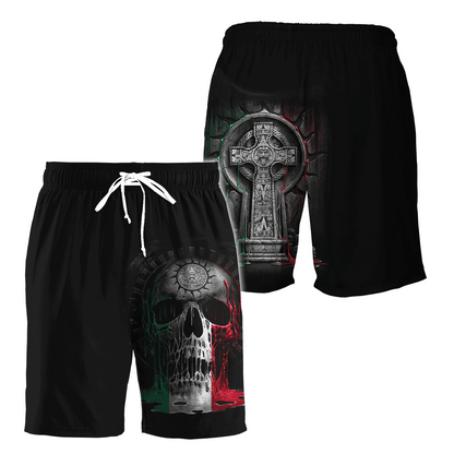 Mexico Skull 3D All Over Printed Unisex Hoodie