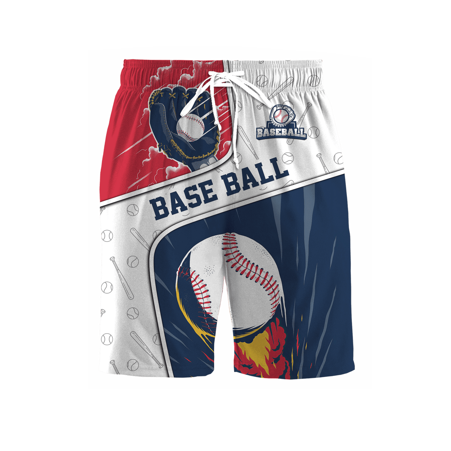 Customize Name Baseball Combo T-Shirt / Board Short