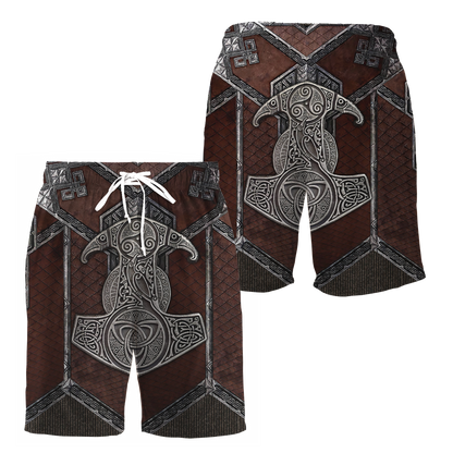 Viking 3D All Over Printed Combo T-Shirt BoardShorts
