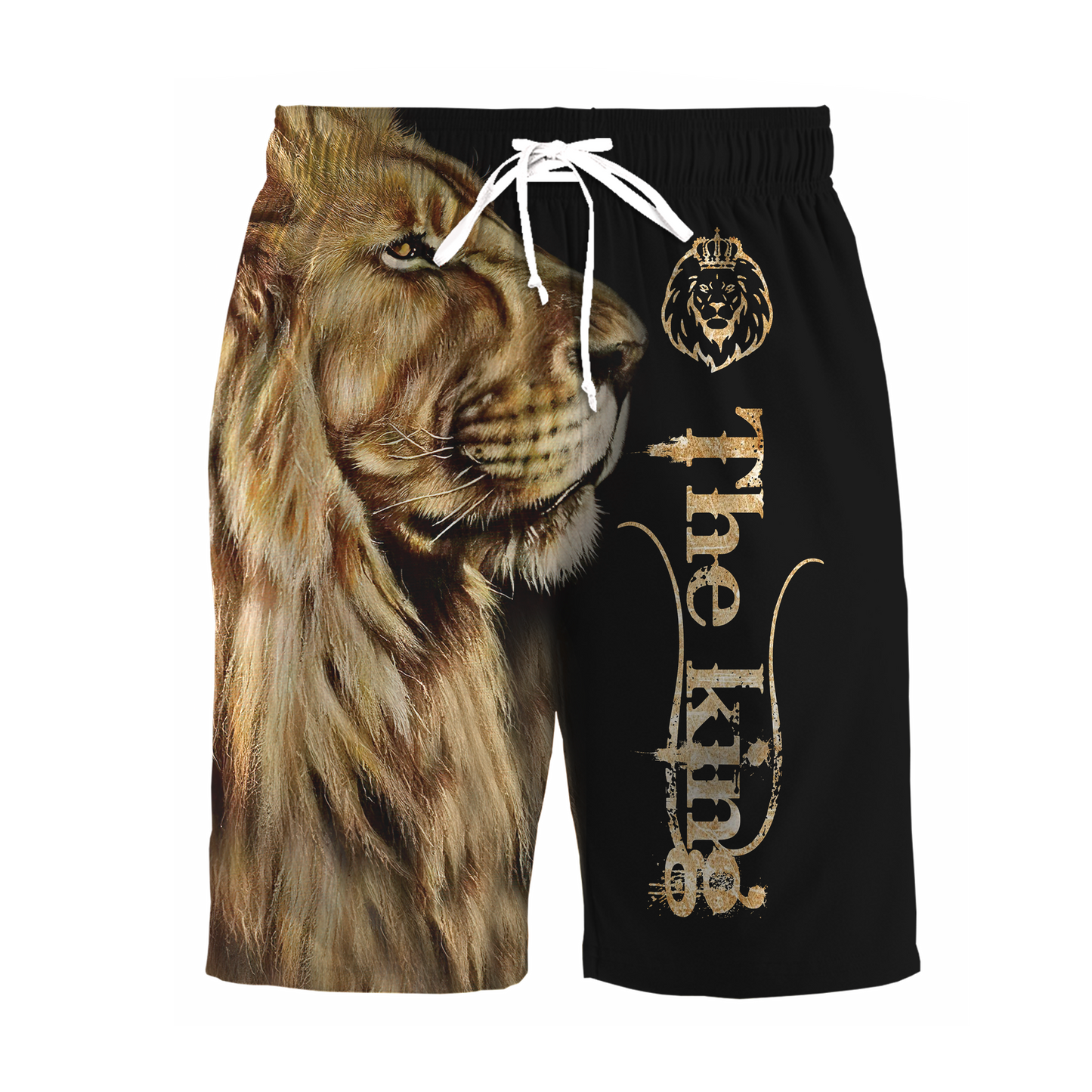 Gift For Dad Custom Name King Lion 3D All Over Printed Unisex Shirts