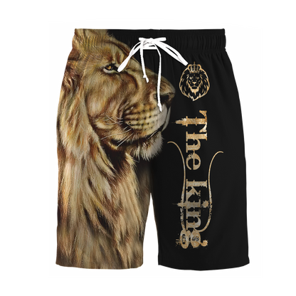Gift For Dad Custom Name King Lion 3D All Over Printed Unisex Shirts